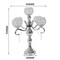 5 Arm Elegant Silver Crystal Candelabra Holders Wedding Table Centerpieces Gift